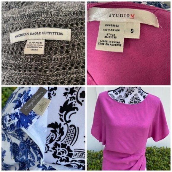 💖MEGA SALE💖StudioM&Tom Bahama&Amer Eagle W SET 2 TShirts + Skirt  ALSU00287 - Picture 9 of 9